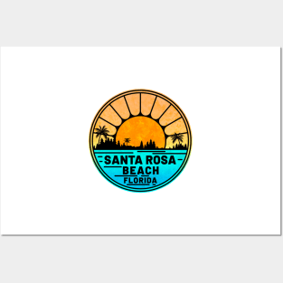 Santa Rosa Beach Florida Palms Panhandle Emerald Coast 30A Posters and Art